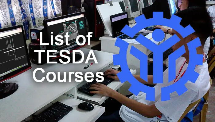 List of TESDA Courses
