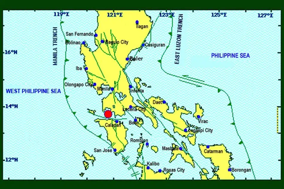 5.4 Magnitude Earthquake Rocks Batangas