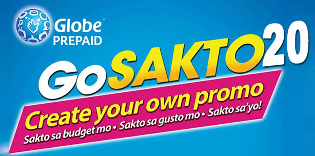 GoSAKTO20 Globe Unlimited Calls and Texts, plus Data for only 20 Pesos