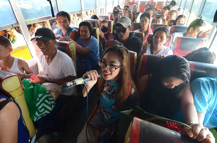 Cebu Bus Line Gives Free Ride to Passengers Who Get a Score of 100